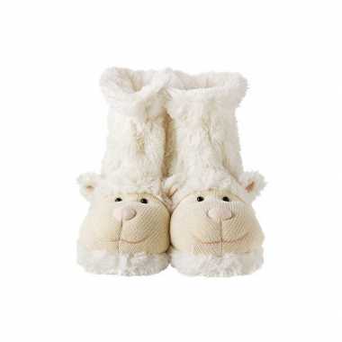 Witte lammetje sokken